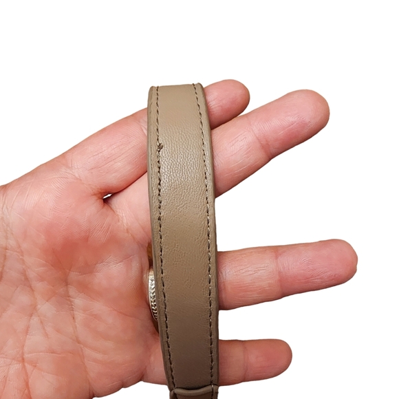 Badgley Mishka Taupe Gray Quilted Shoulder Bag - Picture 10 of 15